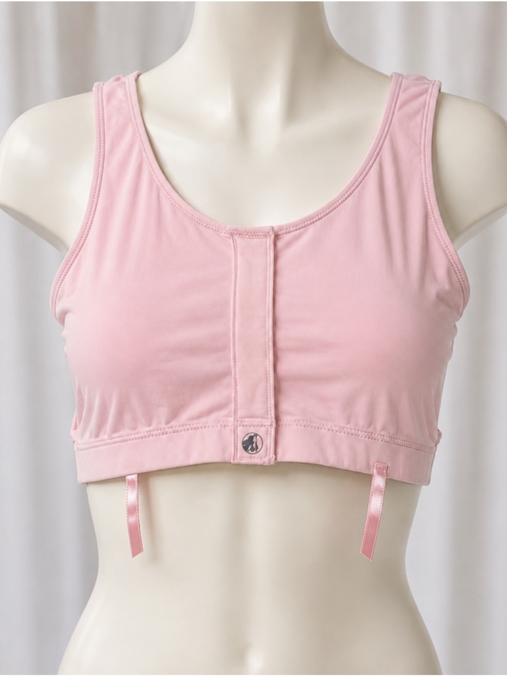 Masthead Elizabeth Pink Post Surgical Bra Size L Mastectomy Front Close